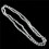 3X Mode Blanc Pull A Longues Chaines Collier de Perles 2