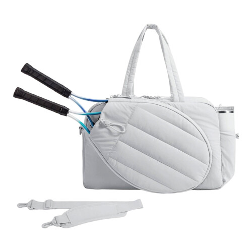 Modern Athletic Bag For Women Men Padded Racket Storage Quick Access Side Pockets Adjustable Shoulder Strap