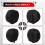 2X Compact Snare Drum Bag Backpack Case with Shoulder Strap Outside Pockets Musical Instrument Accessory Black 40x18cm 10
