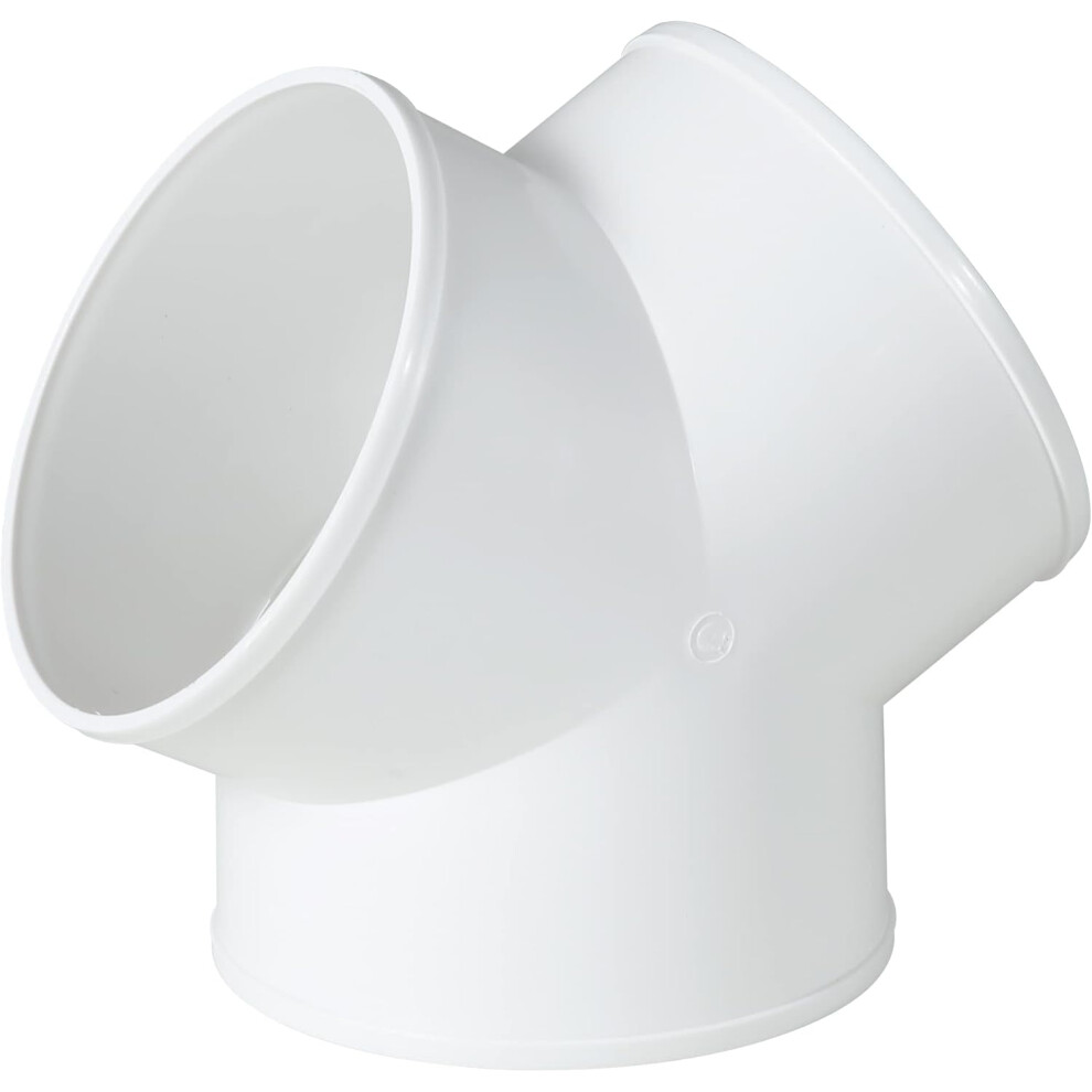 3 Way Duct Connector, 6 Inch Duct Splitter For Exhaust Fan Dryer Vent Hose, Y Shape 9353595713437