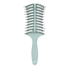 Detangler Hairbrush, Curved Vent Brush with Hollow Design for Fast Drying & Pain Free Detangling, Ergonomic Design & Gentle On Hair, High Quality &