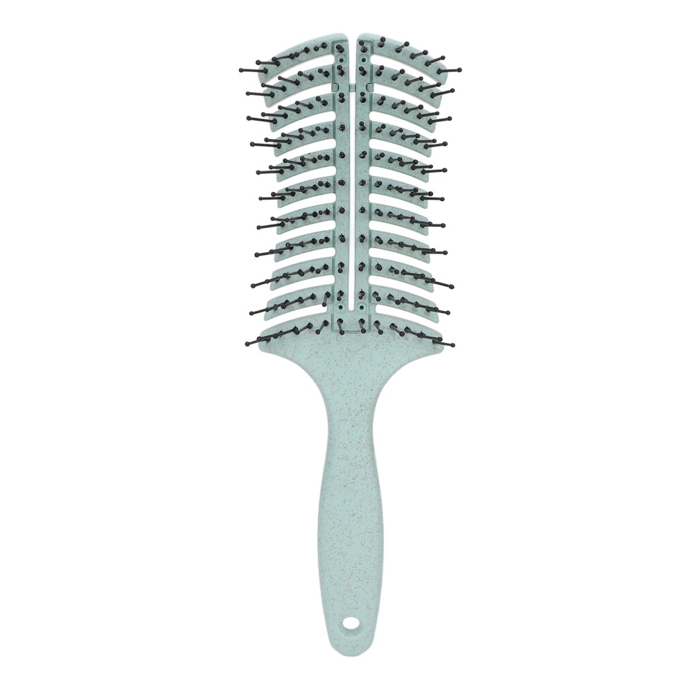 Detangler Hairbrush, Curved Vent Brush with Hollow Design for Fast Drying & Pain Free Detangling, Ergonomic Design & Gentle On Hair, High Quality &
