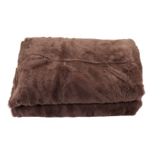 Easy Care Gradient Color Faux Fur Blanket, Cozy Lightweight Warm and Soft for All-Year Comfort
