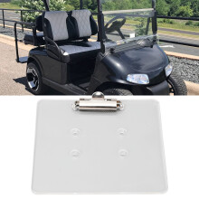 Acrylic Golf Cart Scorecard Holder with Clamp for 5/6 Hole Steering