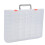 3X Large 48 Grids Plastic Organizer Box with Adjustable Dividers, Storage Organizer, Transparent 6