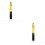10Pcs Motorcycle Pen Portable Black Plastic Scratch Remover 6