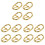 12Pcs Sturdy Buckles for Strap Length and Bag Making 2