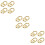 12Pcs Sturdy Buckles for Strap Length and Bag Making 9