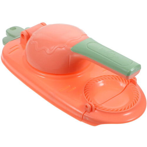 2Pcs Ergonomic Pink Dumpling Maker PP Kitchen Dough Presser Tool 1