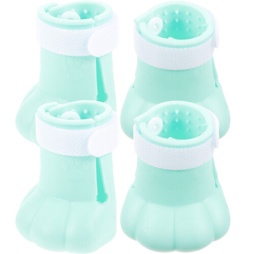8Pièces Bottines Anti-Griffures Pour Chats En Silicone 1