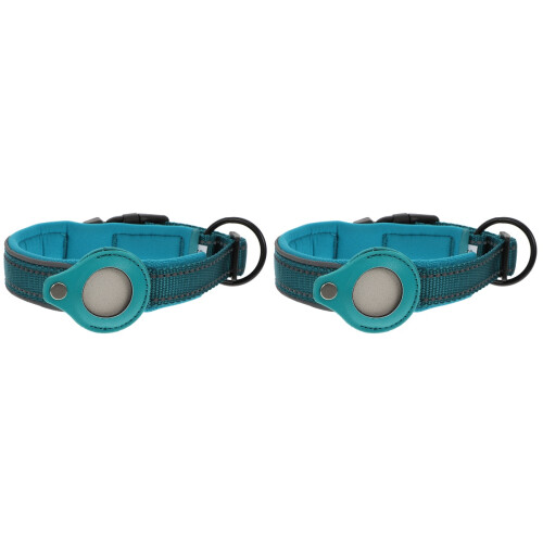 2Pcs Reflective Anti-Lost Collar Durable Nylon Case for Pets 1