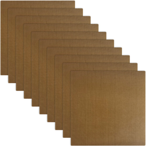 30Pcs Light Brown Self-Adhesive Hair Tool Stickers for Flat Iron 1