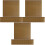 30Pcs Light Brown Self-Adhesive Hair Tool Stickers for Flat Iron 4