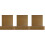 30Pcs Light Brown Self-Adhesive Hair Tool Stickers for Flat Iron 5