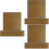 30Pcs Light Brown Self-Adhesive Hair Tool Stickers for Flat Iron 7