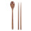 Ασφαλές και υγιεινό σετ ξύλινων chopsticks, επαναχρησιμοποιήσιμα chopsticks ιαπωνικού 2