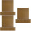 30Pcs Light Brown Self-Adhesive Hair Tool Stickers for Flat Iron 8