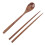 Ασφαλές και υγιεινό σετ ξύλινων chopsticks, επαναχρησιμοποιήσιμα chopsticks ιαπωνικού 3
