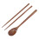 Ασφαλές και υγιεινό σετ ξύλινων chopsticks, επαναχρησιμοποιήσιμα chopsticks ιαπωνικού 5