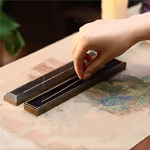 Pure Copper Burner Imitate Ancient Stick Box Home/Temple/Buddhist Hall/Study/Tea Room Aromatherapy Tools 2