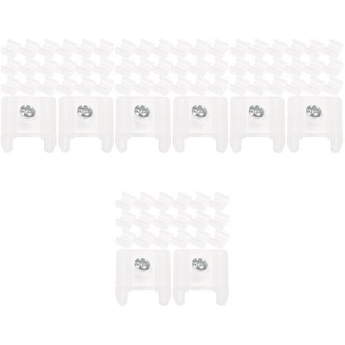 400Pcs White Silicone LED Strip Light Mounting Clips for Outdoor Use 1