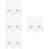 400Pcs White Silicone LED Strip Light Mounting Clips for Outdoor Use 6