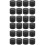 60Pièces Couvercles Étanches Bouteille Sport Noir Durable 4