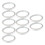 2Sets White Double-Sided Adhesive Tapes Hot Melt Glue for Office Use 2