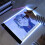 A4 Children Drawing Board 3 Level Adjustable Brightness Light Notebook LED Drawing Copying Table 7