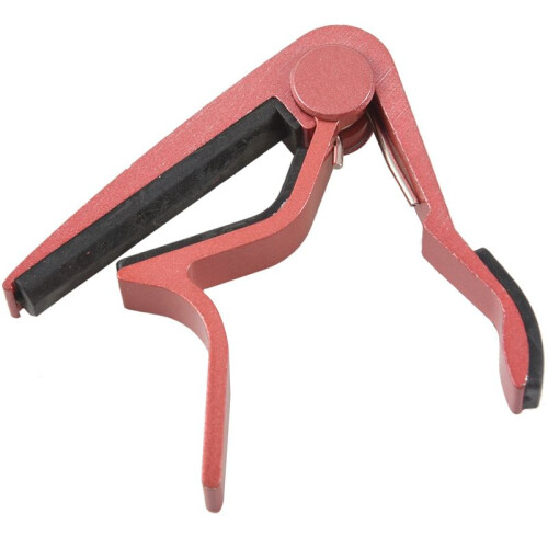 3X Clamp Key Trigger Capo för Akustisk Elektrisk Klassisk Gitarr (Rosa) 1