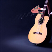 3X Klemme Key Trigger Kapodaster Fuer Akustik Elektrisch Klassik Gitarre (Rosa)