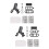 2Sets Black Bike Light Clip Sturdy Flashlight Support for Cycling 8