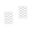 2Sets White Double-Sided Adhesive Tapes Hot Melt Glue for Office Use 4