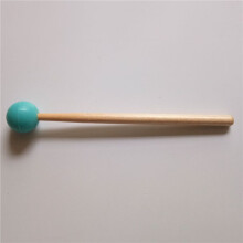 8St Mjuka Gummi Sticks Trä Handtag Bell Mallets för Klockspel Xylofon Bell Musikinstrument Delar Grön