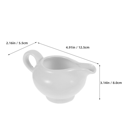5Pièces À Sauce Céramique Solide Pour Repas Catering 1
