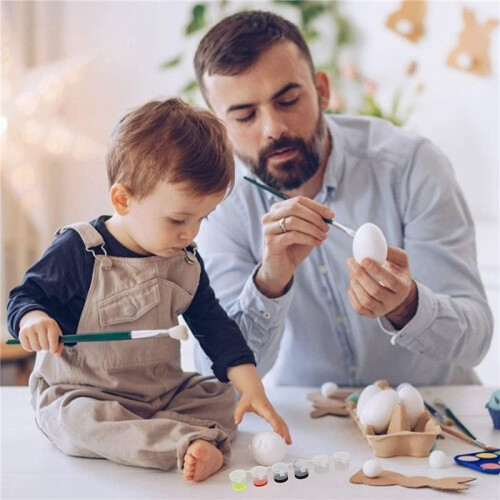 10 Strips 60 Pots Empty Paint Strips Paint Cup Pots, 10Ml/ 0.35Oz  Paint Pot Strips Clear Plastic Storage Containers 2
