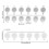 10 Strips 60 Pots Empty Paint Strips Paint Cup Pots, 10Ml/ 0.35Oz  Paint Pot Strips Clear Plastic Storage Containers 4