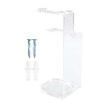 2X Acrylic Clear Light Saber Stand Wall Mount Storage Rack with Screws for Star Planet Lightsaber Display B