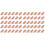 200Pcs Home Furniture Plastic Rectangular Sliding Nails Light Brown 2