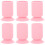 6St Roze Make-Up Penseelhouder Met Zuignap, Silicone Organizer 2