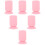 6St Roze Make-Up Penseelhouder Met Zuignap, Silicone Organizer 8