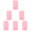 6St Roze Make-Up Penseelhouder Met Zuignap, Silicone Organizer 9