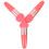 6Pcs Pink Makeup Brush Pen Heart Shaped Puff Multipurpose Tools 9