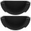 2Pcs Multi-Purpose Black Silicone Coffee Portafilter Rack 6