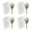 200Pièces Cellophane Transparente Pour Fleurs Bouquet Durable 6