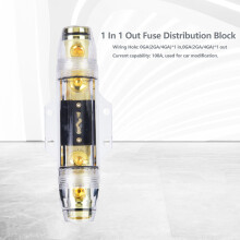 1 In 1 Out Fuse Distribution Block 100A Car Audio 0GA-4GA