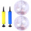 8Pcs Assorted Color Glitter Inflatable Beach Ball Transparent Pool Toy 8