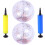 8Pcs Assorted Color Glitter Inflatable Beach Ball Transparent Pool Toy 9