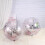 8Pcs Assorted Color Glitter Inflatable Beach Ball Transparent Pool Toy 11