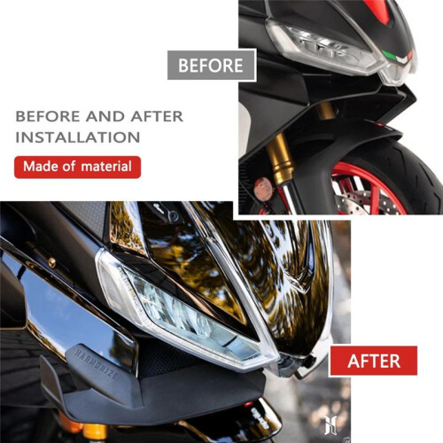 Motorcycle Winglet Aerodynamic Wing Kit for RS660  660 Rs660 2020-2024 Side Wind Spoiler Lower Shroud Front Wing 1